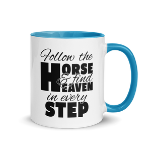 follow the horse MUG | BLACK