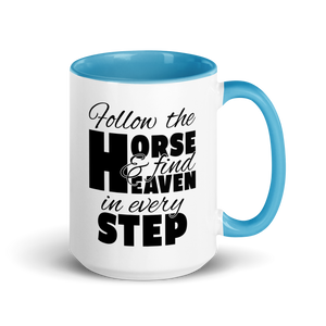 follow the horse MUG | BLACK