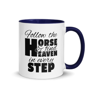 follow the horse MUG | BLACK