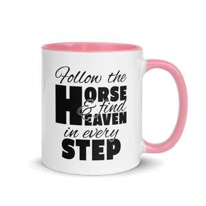 follow the horse MUG | BLACK