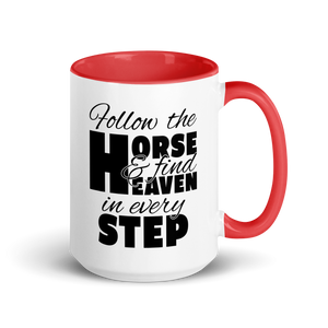 follow the horse MUG | BLACK