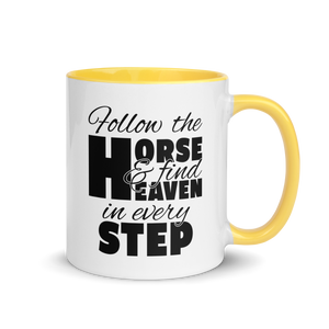 follow the horse MUG | BLACK